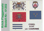 Flag set La Couronne