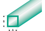 Raboesch ASA profile tube square transparent green 3x4x330mm (5)