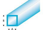 Raboesch ASA profile tube square transparent blue 2x3x330mm (5)