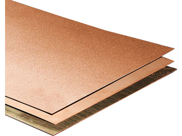 Copper sheet 0.3 x 200 x 100 mm / KR-80203