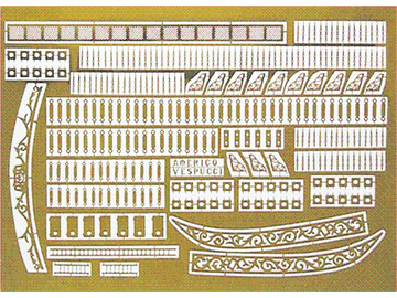 Mantua Model Gravírované díly: Am. Vespucci 1:100 / KR-844093
