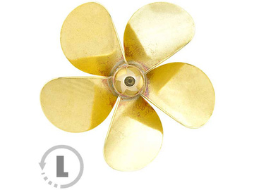 Raboesch boat propeller class 148 60mm M5 5-blade left / KR-rb148-14a