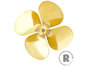 Raboesch boat propeller class 174 60mm M5 4-blade right / KR-rb174-13a