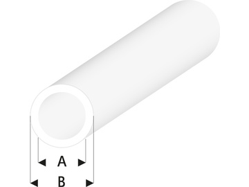 Raboesch ASA profile tube transparent 2x3x330mm (5) / KR-rb422-53-3
