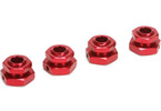 Losi 20mm Wheel Hex Set, Red: LST XXL-2