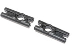 Losi Aluminum Body Mount Cross Bar, Black: Mini LMT (2)