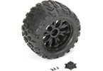 Losi Wheel and Tire Mounted (2): TEN MT