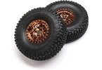 Losi Wheel, Tire, Mounted(2): SLN