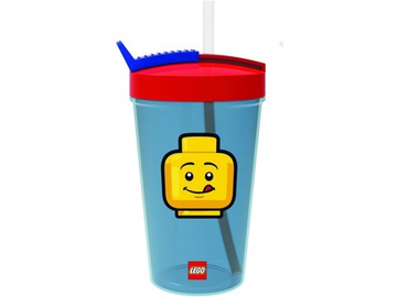 LEGO Drinking Bottle with Straw / LEGO4044