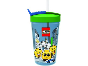 LEGO láhev s brčkem 0.5L / LEGO4044