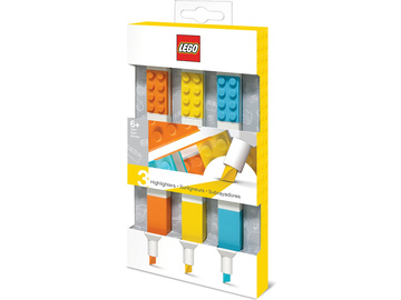 LEGO zvýrazňovače, mix barev 3ks / LEGO51685