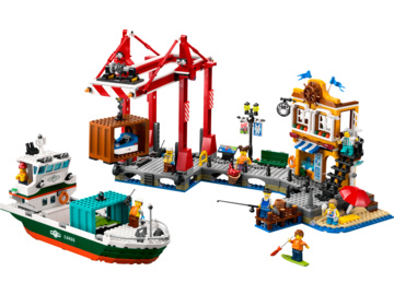 LEGO City - Přístav s nákladní lodí / LEGO60422