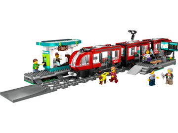 LEGO City - Tramvaj a zastávka v centru města / LEGO60423