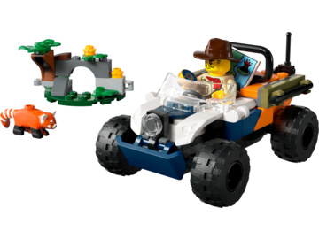 LEGO City - Čtyřkolka na průzkum džungle – mise panda červená / LEGO60424