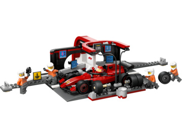 LEGO City - Zastávka v boxech F1® a personál s vozem Ferrari / LEGO60443