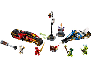 LEGO Ninjago - Kaiova motorka s čepelemi a Zaneův sněžný vůz / LEGO70667