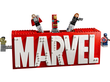 LEGO Marvel - Logo MARVEL a minifigurky / LEGO76313