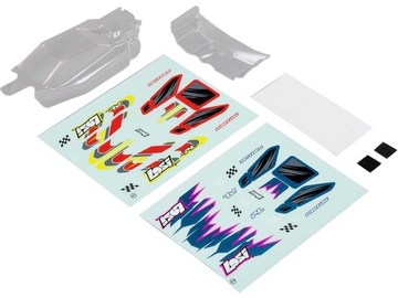 Losi Body & Wing, Clear: Micro-B / LOS-1771