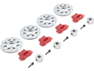 Losi Hex Rotor Caliper and Pin Set (4): Baja Rey / LOS232006