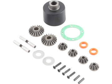 Losi HD Diff Housing and Internals: HR, RR, BR / LOS232075