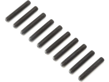 Losi Set Screws, Steel, Black Oxide, Flat Point, M5x30mm (10) / LOS255022