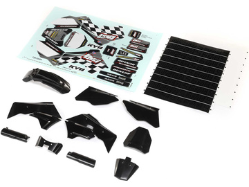 Losi Black Plastics w/Wraps: PM-MX / LOS260006