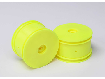 Losi Rear Wheel, Yellow (2): Mini-B / LOS41028