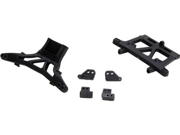 Losi Front/Rear Shock Tower & Lower Shock Mounts: MHRL / LOSB1042