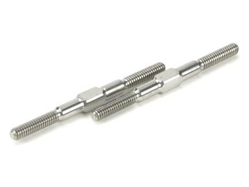 Losi Titanium Turnbuckles 30mm (2): Mini-T / LOSB1232
