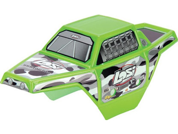 Losi Painted Body, Electric Green: MRC / LOSB1564