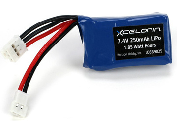 Losi LiPo 7.4V 250mAh: Micro SCT/Rally / LOSB9825