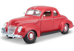 Maisto Ford Deluxe Coupe 1939 1:18 červená