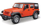 Maisto Jeep Wrangler Unlimited 1:24 2015 oranžová