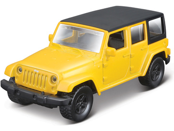 Maisto Jeep Wrangler Unlimited 2015 1:41 yellow / MA-19038