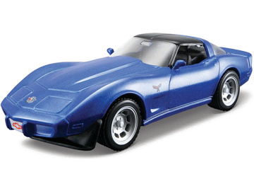 Maisto Chevrolet Corvette 1978 1:39 modrá metalíza / MA-21001-09708