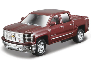 Maisto Chevrolet Silverado 2014 1:52 vínová metalíza / MA-21001-14027