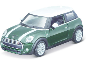 Maisto MINI Copper S 1:39 zelená metalíza / MA-21001-16908