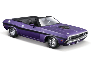 Maisto Dodge Challenger R/T Convertible 1970 1:24 fialová metalíza / MA-31264