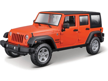 Maisto Jeep Wrangler Unlimited 1:24 2015 oranžová / MA-31268O