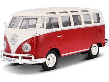 Maisto Volkswagen Van Samba 1:25 white/red / MA-31956R