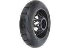 Pro-Line 1/4 Supermoto 2.0 S3 Rear Tire MTD Black Supermoto Wheel: MX/SM