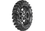 Pro-Line 1/4 Dunlop Geomax MX14 V2 Bead CR4 Rear Tire MTD Black Bullyspoke: MX