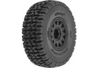 Pro-Line Wheels and Tires 2.2/3.0", Mirage TT tires, Black Raid Wheels (2)