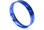 Pro-Line 1/4 Pro-Spec Aluminum Front Rim Blue: Promoto-MX