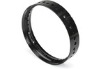 Pro-Line 1/4 Pro-Spec Aluminum Front Rim Black: Promoto-MX