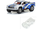 Pro-Line 1/16 Pre-Cut 2019 Chevy Silverado Trophy Truck Clear Body: GROM