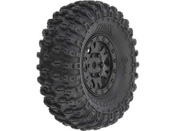 Pro-Line Wheels 1/24, Hyrax Tires, Impulse H7 Black Wheels (4) / PRO1019410