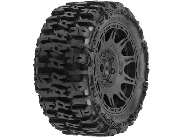 Pro-Line 1/6 Trencher F/R 5.7” Tires Mounted 24mm Black Raid 8x48 Hex (2) / PRO1024010