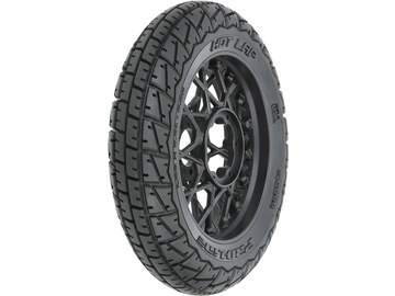 Pro-Line 1/4 Hot Lap MX S3 Front Tire MTD Black Supermoto Wheel: Promoto-MX / PRO1024410