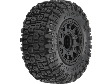 Pro-Line Aztek SC 2.2"/3.0" M2 (Medium) Tires Mounted on Raid Black 6x30 Removable Hex (12mm & 14mm) / PRO1026210